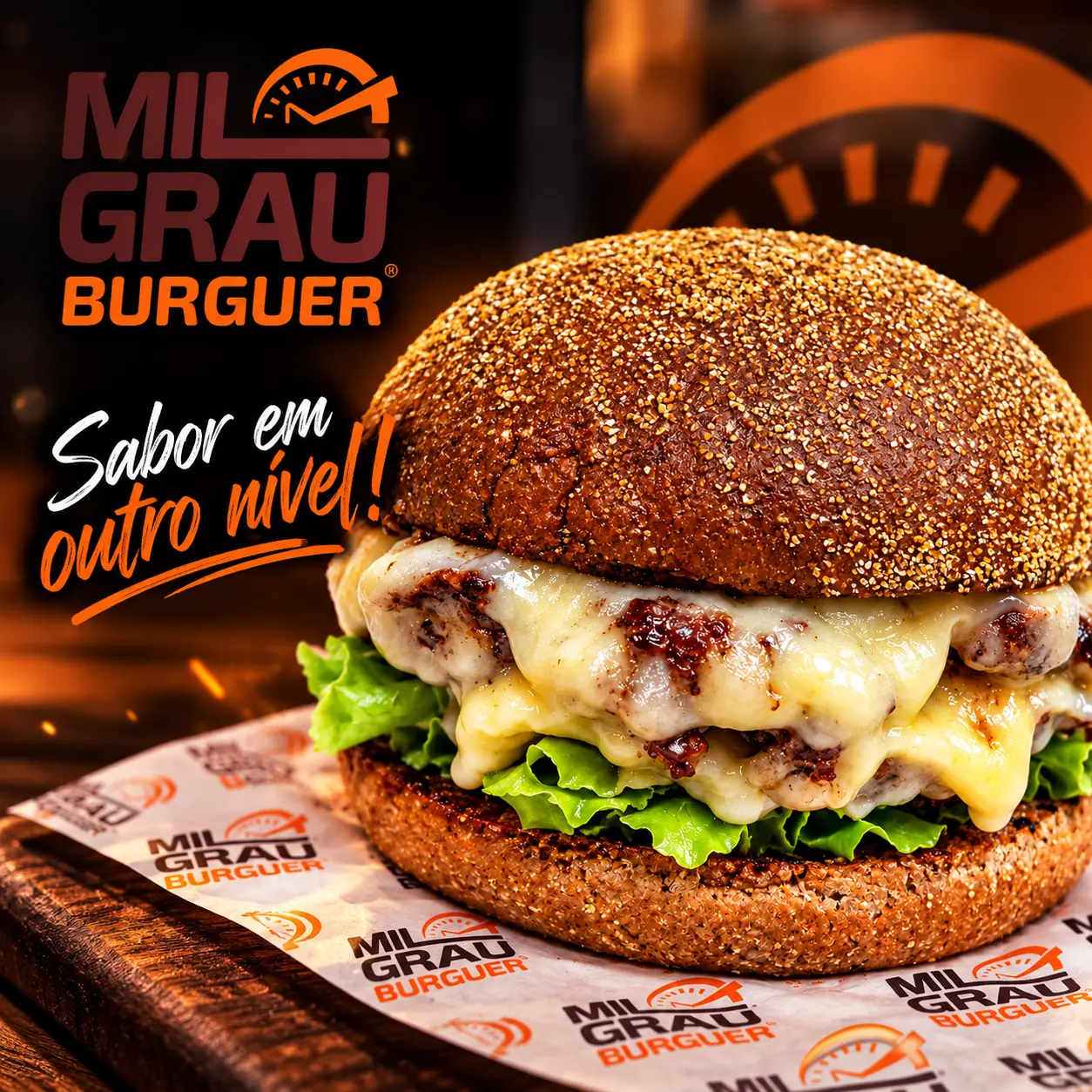 Hambúrguer da Mil Grau Burguer — Sabor em outro nível